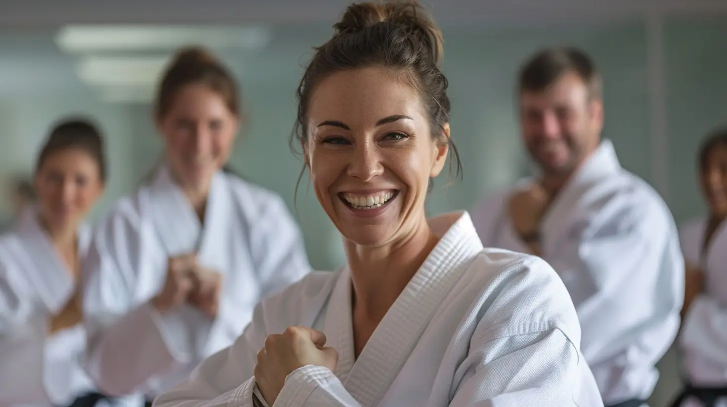 most people, our women students in particular, quickly realize how awesome and helpful a sport like martial arts is